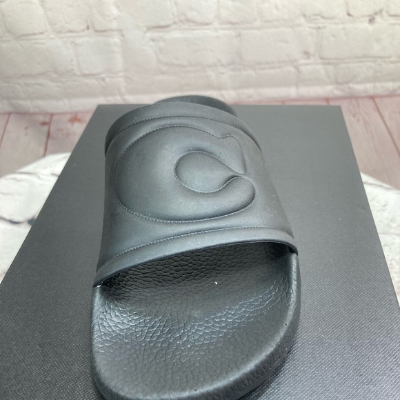 COACH ULLA SLIDES new in box (black) Size 8 - Picture 12 of 14